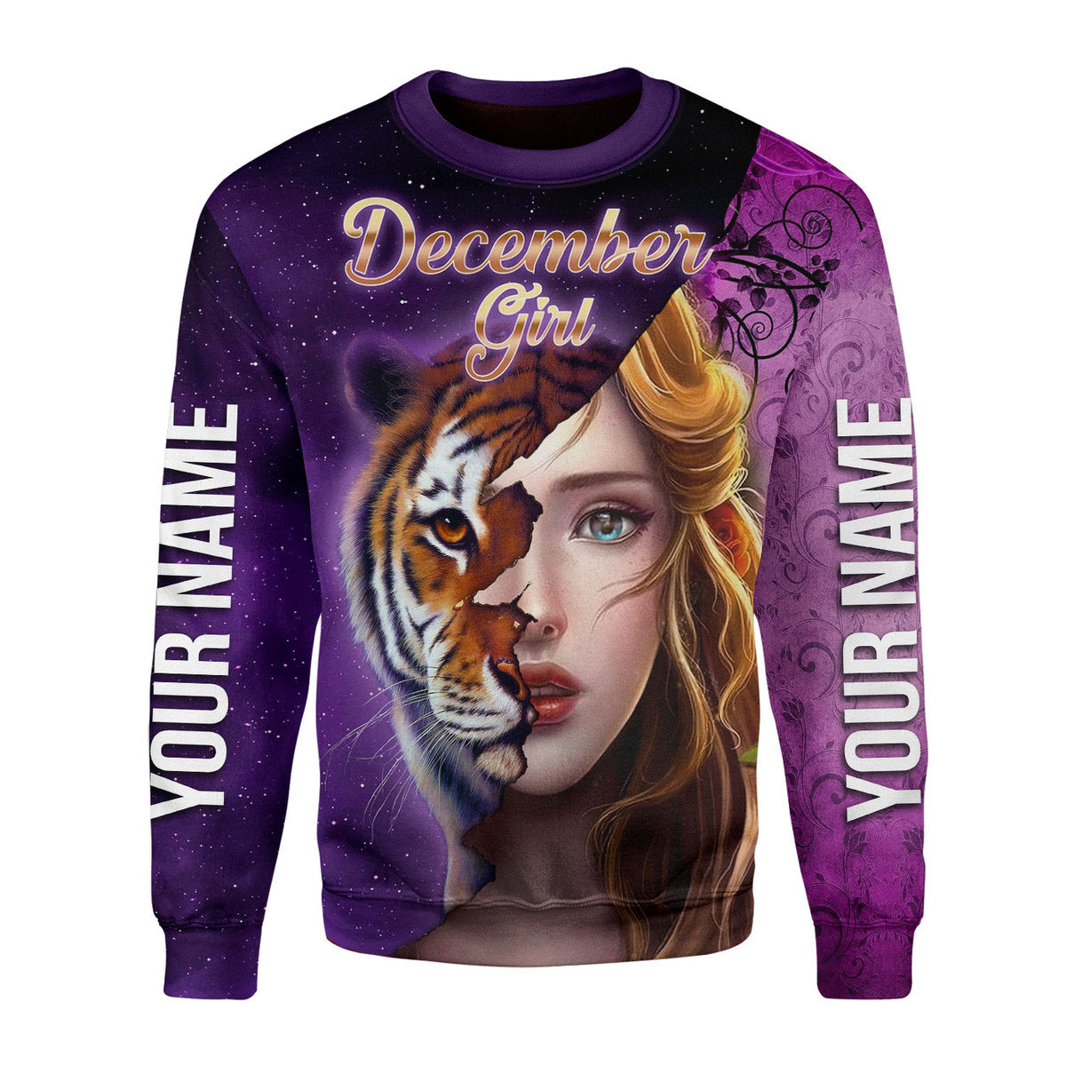 CustomsPig Personalized  Tops  As A December Girl All Over Printed