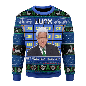 Customspig Christmas Sweater Alex Trebek 3D Apparel