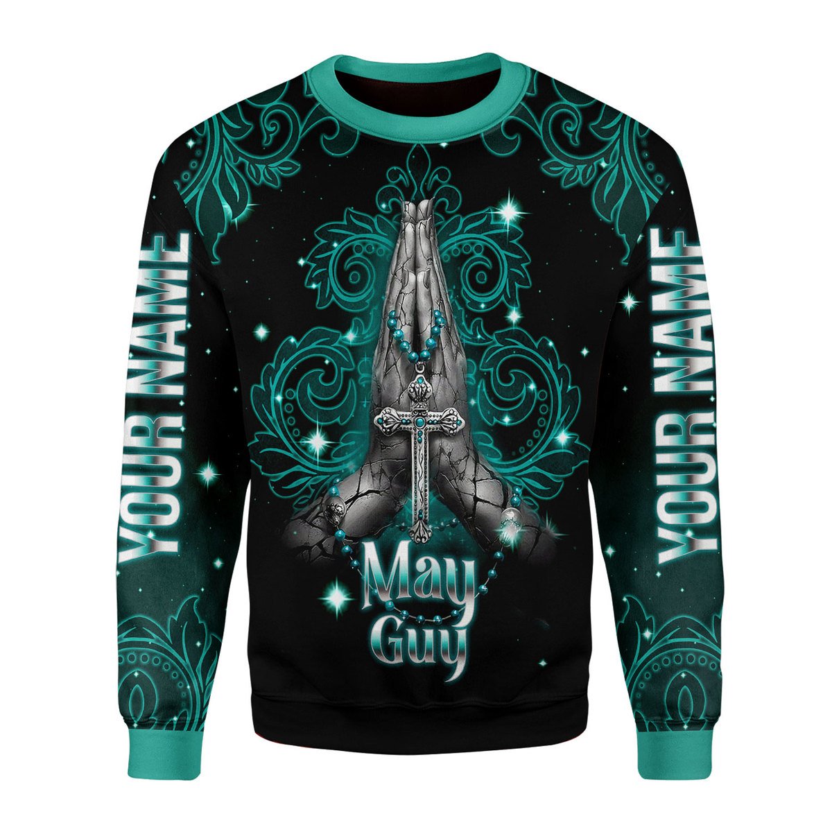 Personalized Tracksuit May Guy I Can Do All Things All Over Printed