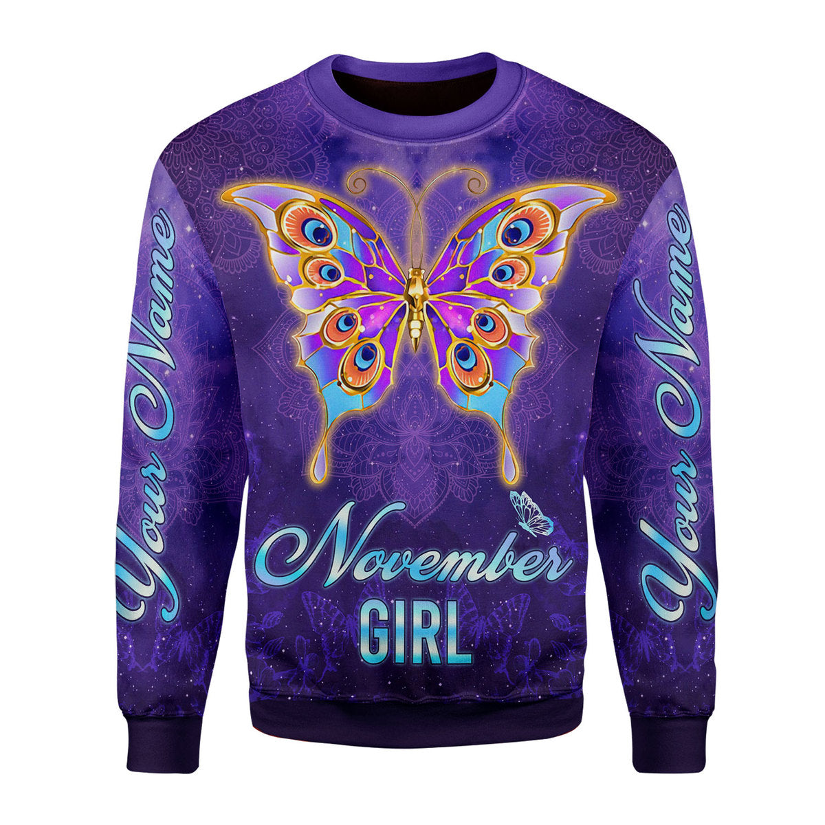 CustomsPig Personalized Tops November Girl All Over Printed