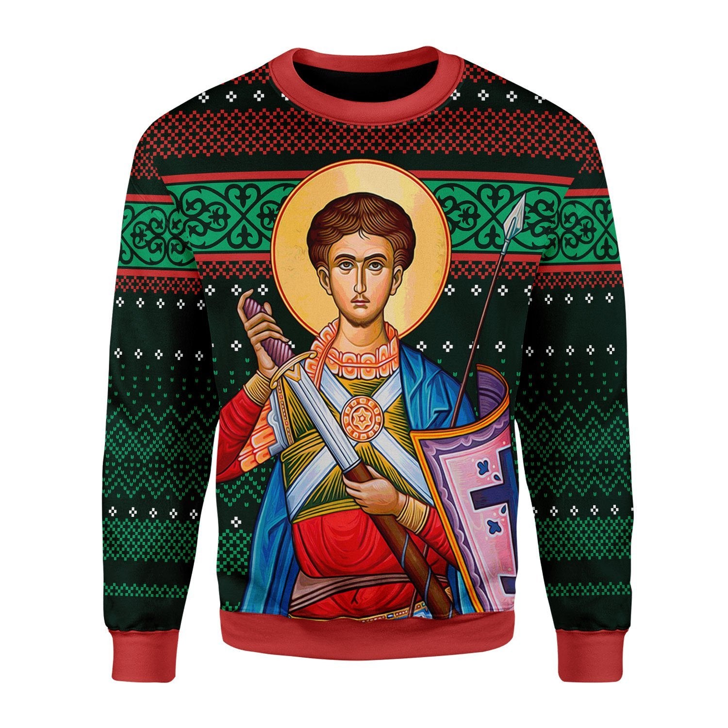 HumansBold Unisex Sweatshirt St. Dimitri 3D Apparel