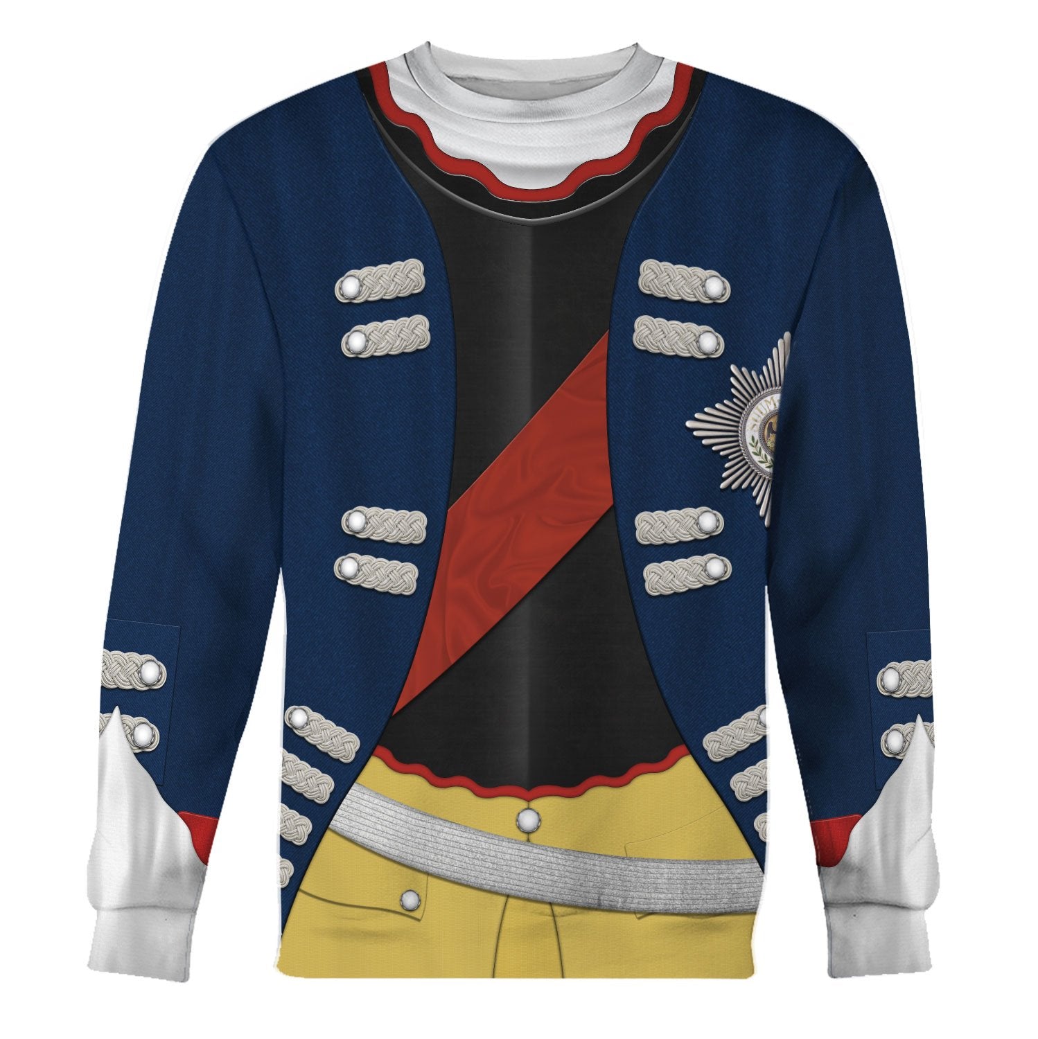 Friedrich Ii Of Prussia Fleece Long Sleeves / S Vn303