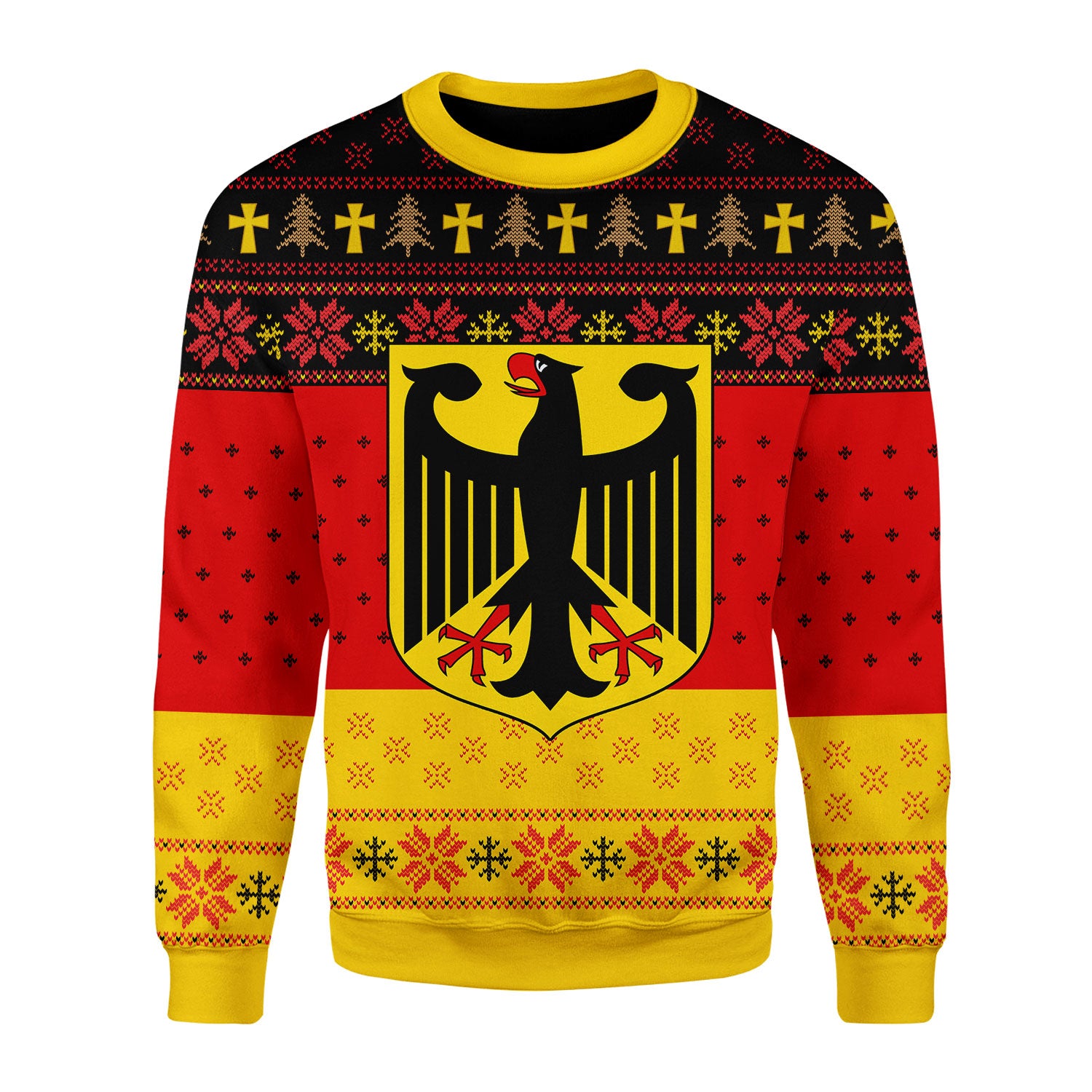 Customspig Christmas Sweater Berlin Coat Of Arms 3D Apparel