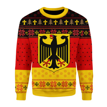 Customspig Christmas Sweater Berlin Coat Of Arms 3D Apparel