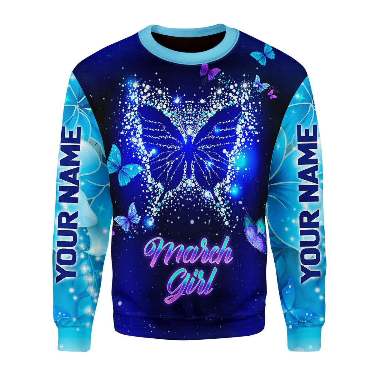 CustomsPig Personalized Tops March Girl All Over Printed
