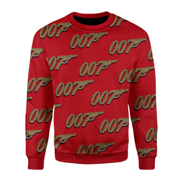 Customspig Christmas Sweater 007 Detective 3D Apparel