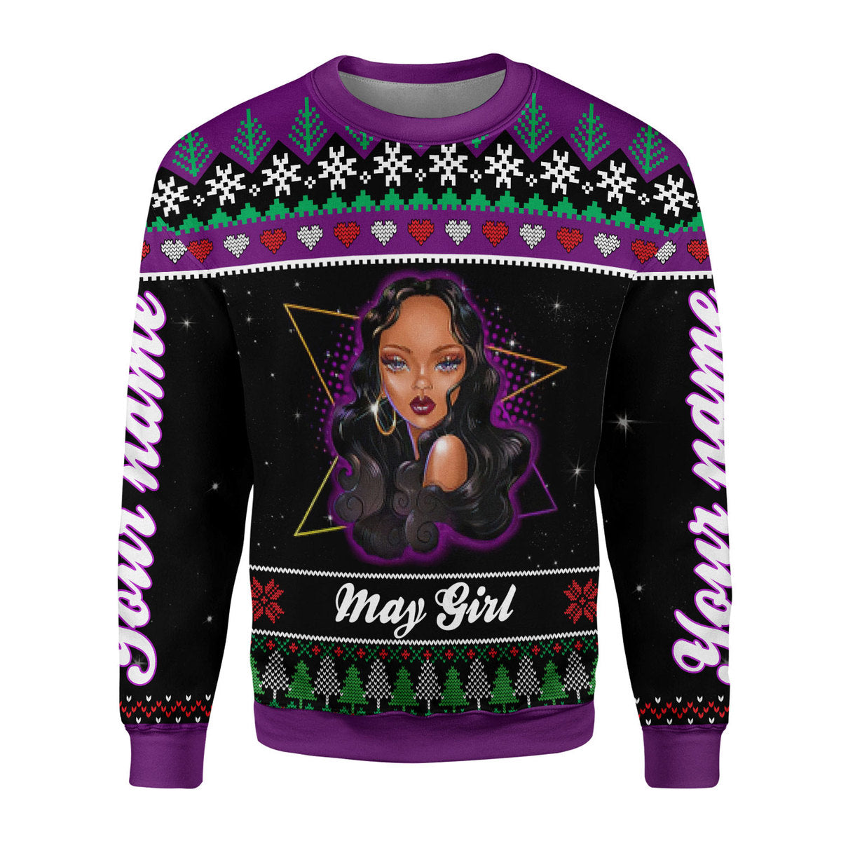 CustomsPig Personalized Tops May Girl All Over Printed