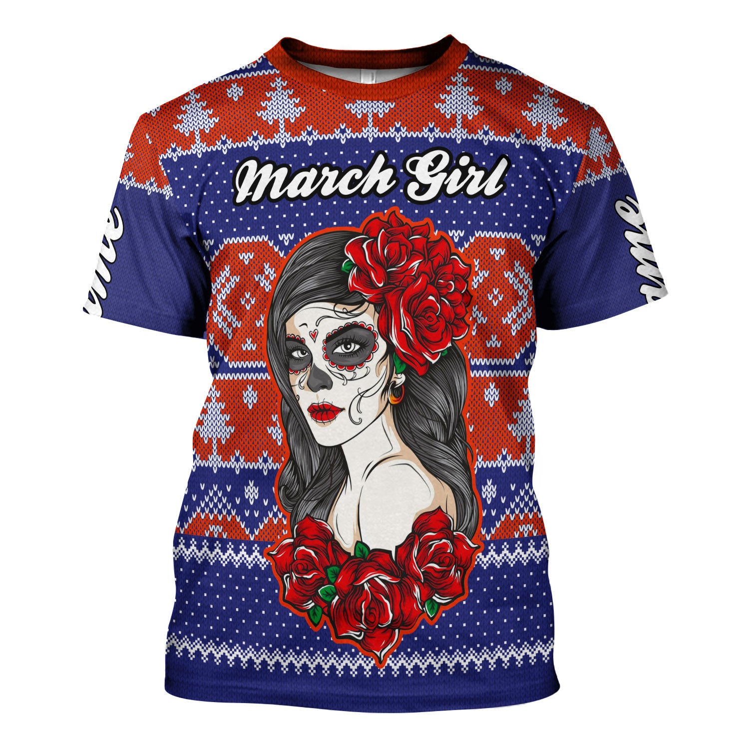 CustomsPig Personalized Tops March Girl All Over Printed