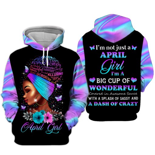 April Girl 3D All Over Printed Clothes DHHA110903 - 4
