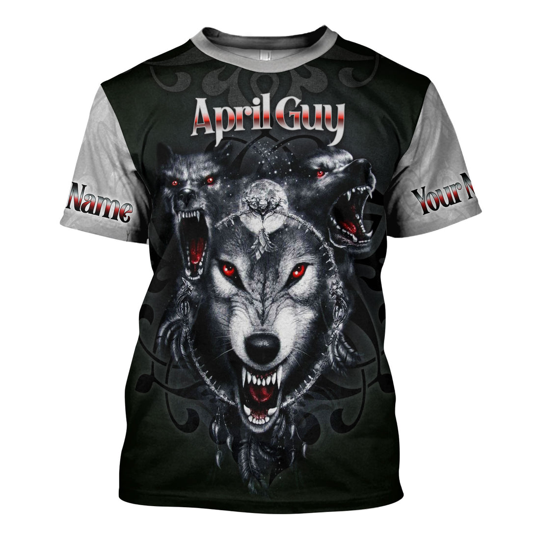 CustomsPig Personalized T-Shirt April Girl All Over Printed
