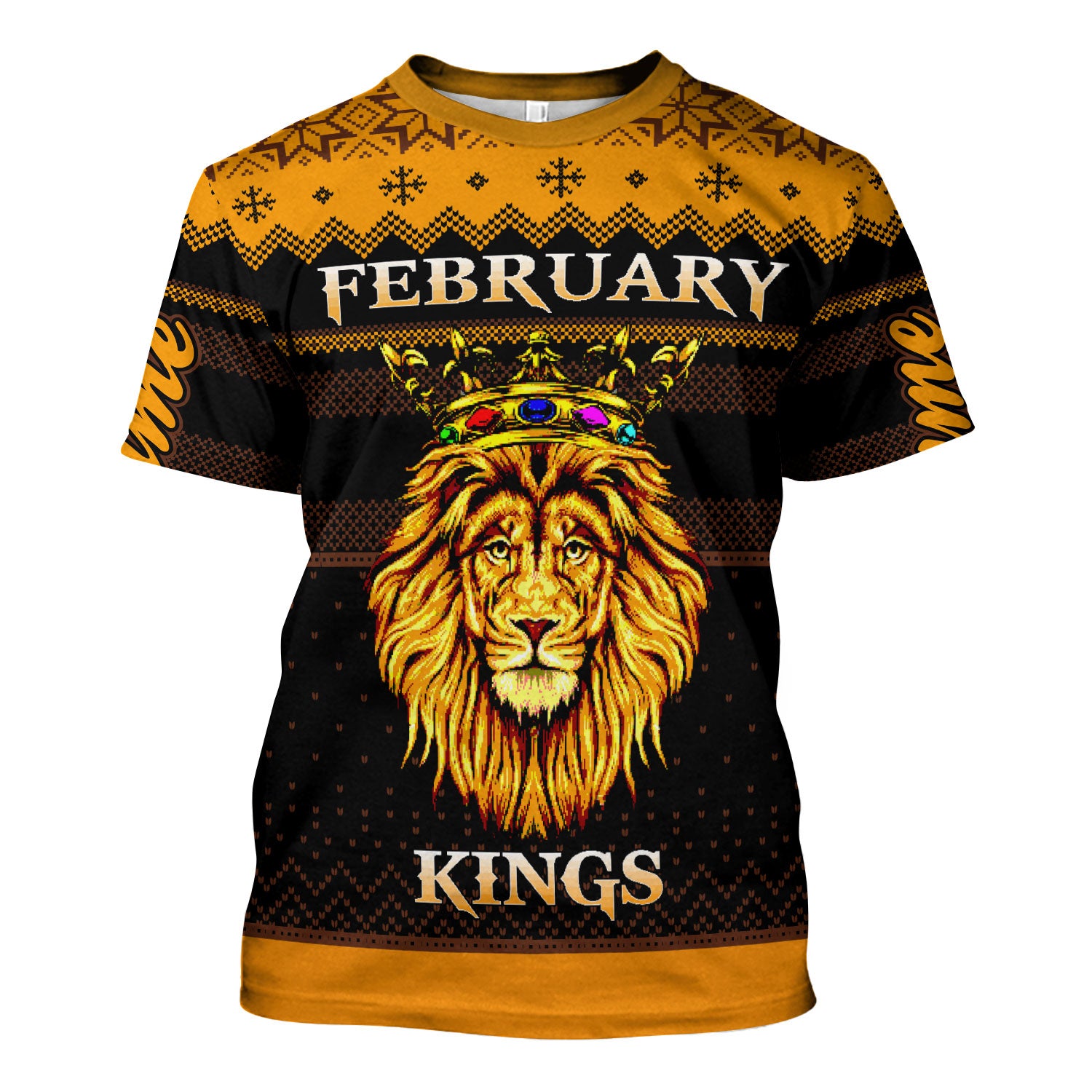 CustomsPig Personalized Tops February Guy All Over Printed