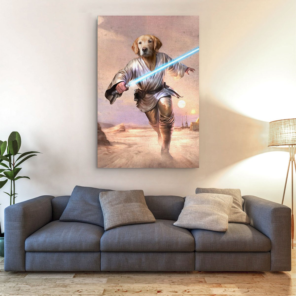 Customized Pet Canvas - Luke Skywalker