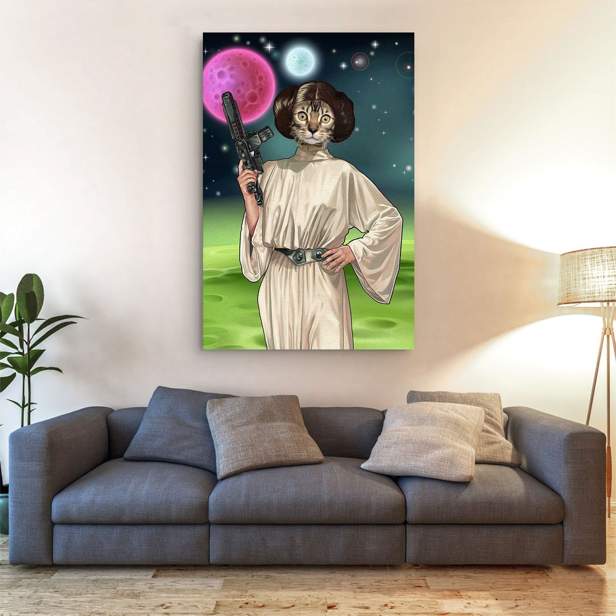 Princess Leia - Custom Pet Canvas