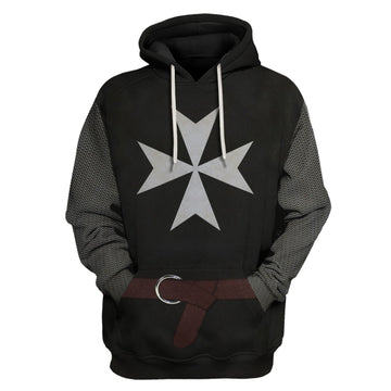Knight Hospitallers Fleece Hoodie / S Hp297