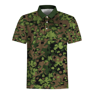 CustomsPig Rauchtarnmuster Blurred Edge Pattern 1939 1944 Polo Shirt