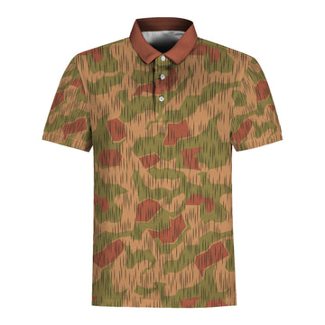 CustomsPig Sumpftarnmuster 1943 German World War 2 (WWII) Polo Shirt