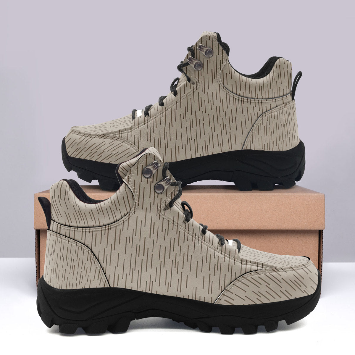 CustomsPig East German Strichtarn Rain CAMO Hiking Shoes