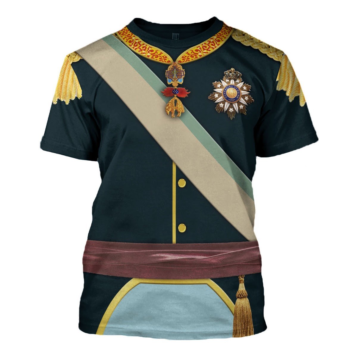 Pedro V Of Portugal T-Shirt / S Qm1301