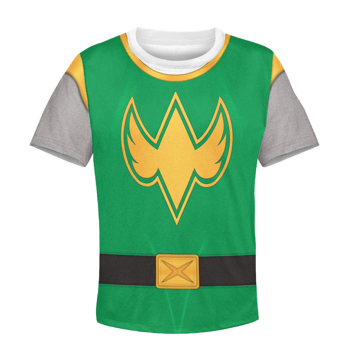 CustomsPig Power Rangers Ninja Storm Green Ranger Costumes Hoodie Sweatshirt T-shirt Kid Tops