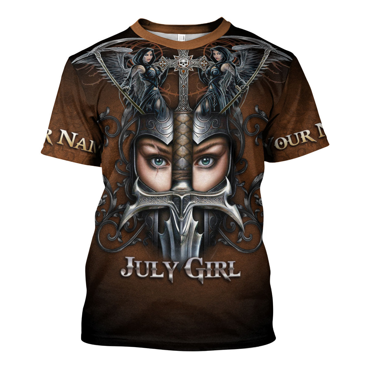 CustomsPig Personalized T-Shirt July Girl All Over Printed