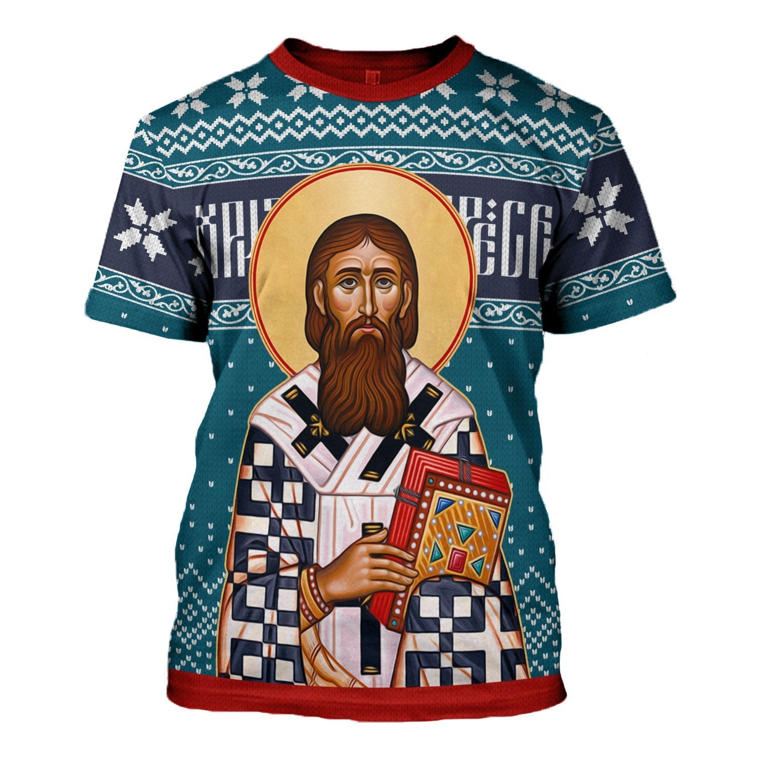 HumansBold Unisex Tops Pullover Sweatshirt St. Sava 3D Apparel