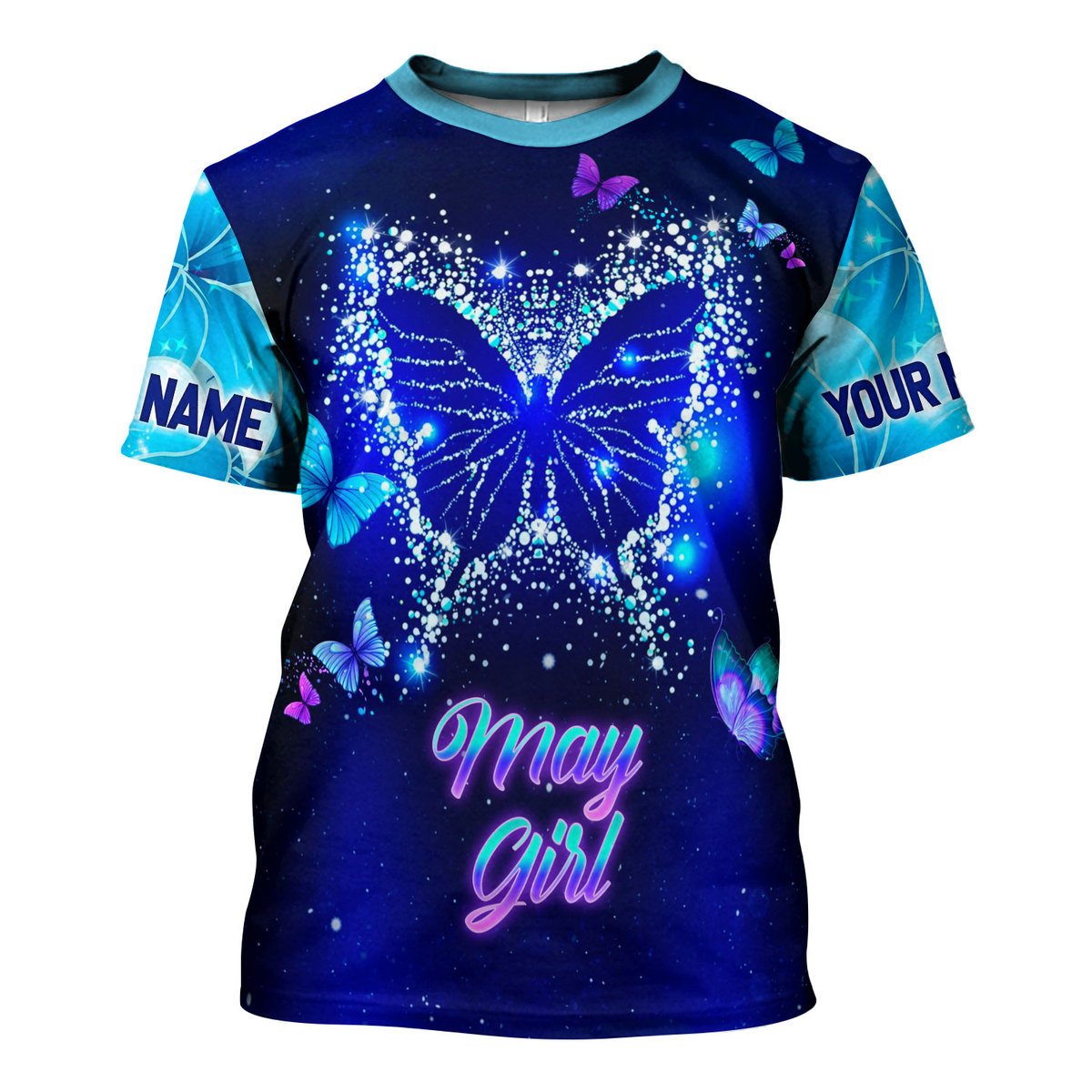 Personalized Tops May Girl All Over Printed