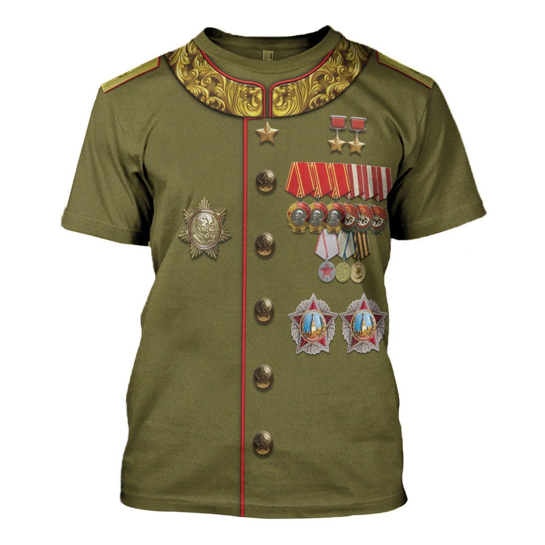 Joseph Stalin Fleece Hoodie / S Qm605