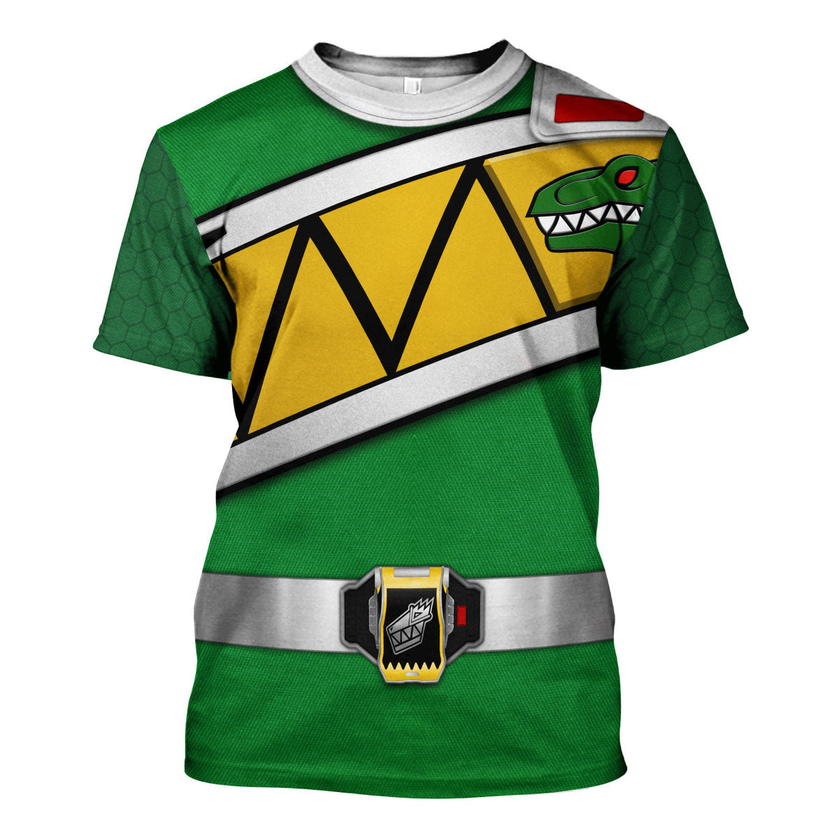 Green Ranger of the Dino Charge Rangers Cosplay Tracksuit