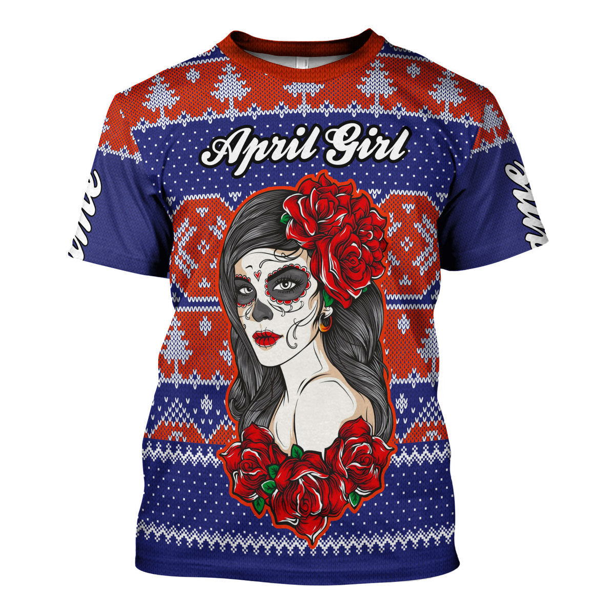 CustomsPig Personalized Tops April Girl All Over Printed