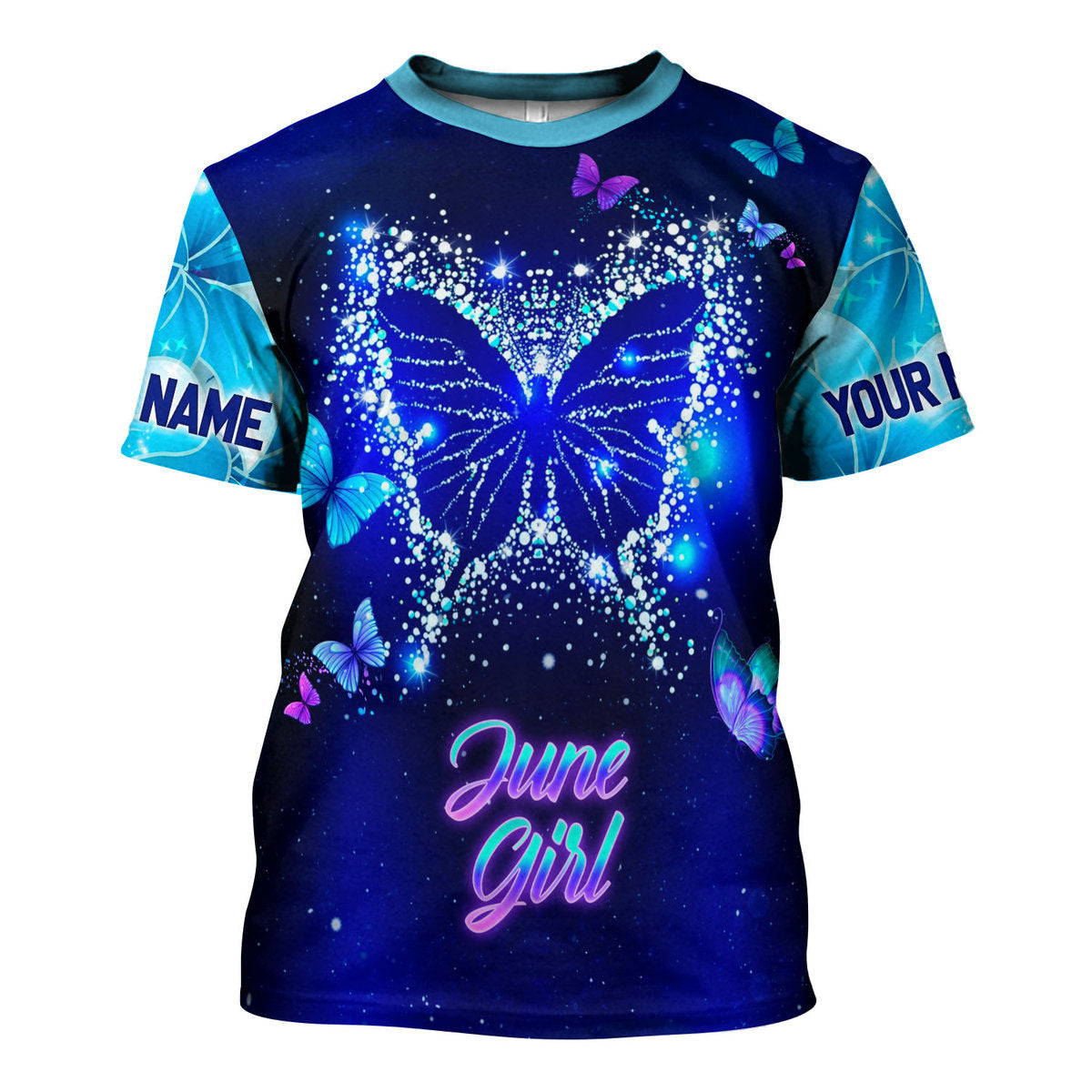 CustomsPig Personalized Tops June Girl All Over Printed