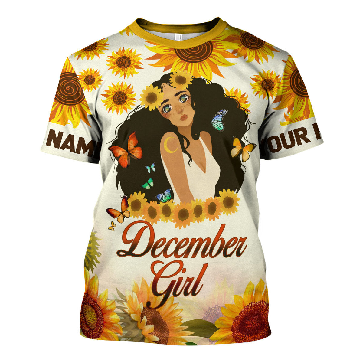 Personalized Tracksuit December Girl All Over Printed