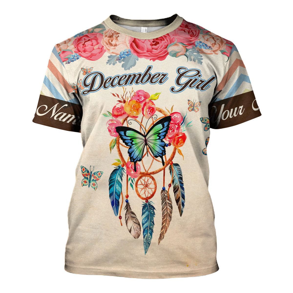Personalized Tracksuit December Girl All Over Printed