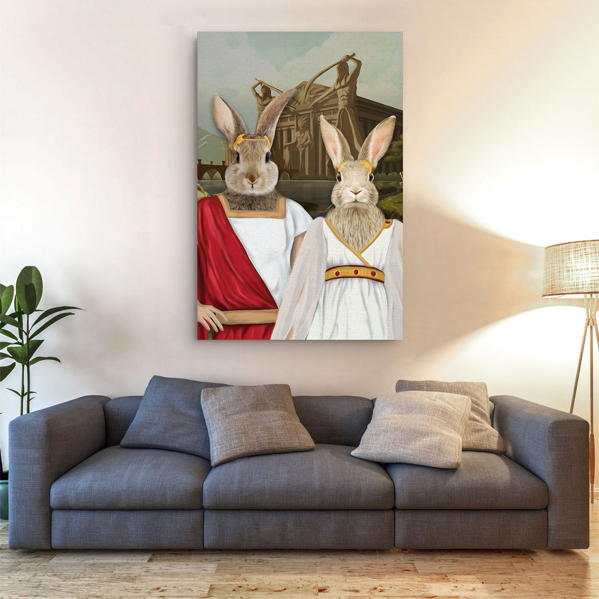 Greece Traditional Costume - Custom Pet Canvas