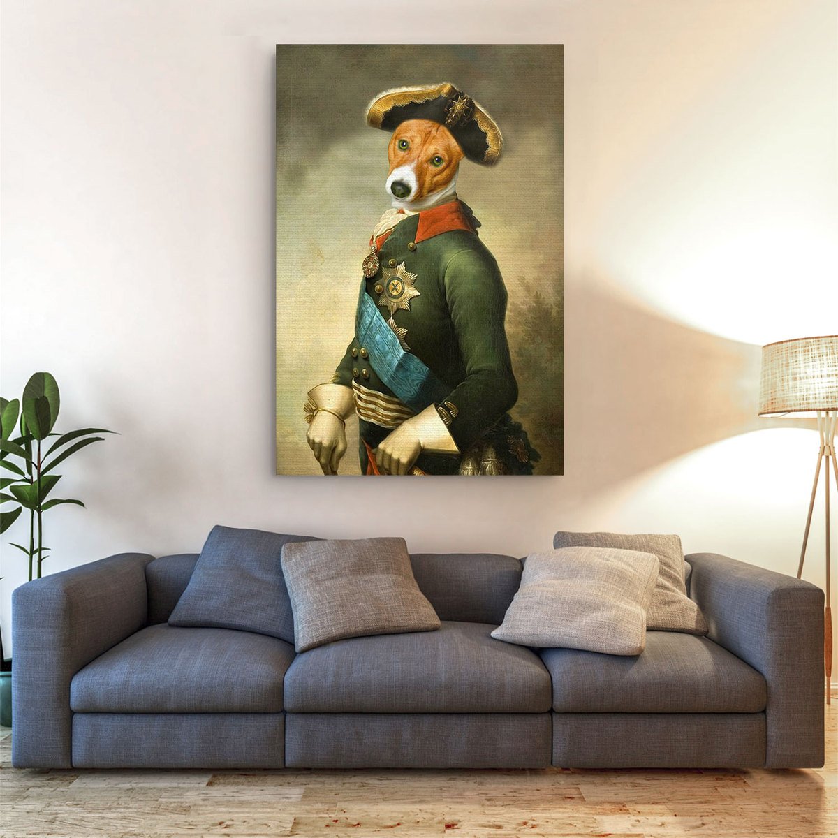 Customized Pet Photo Canvas - Personalized King Paul I of Russia