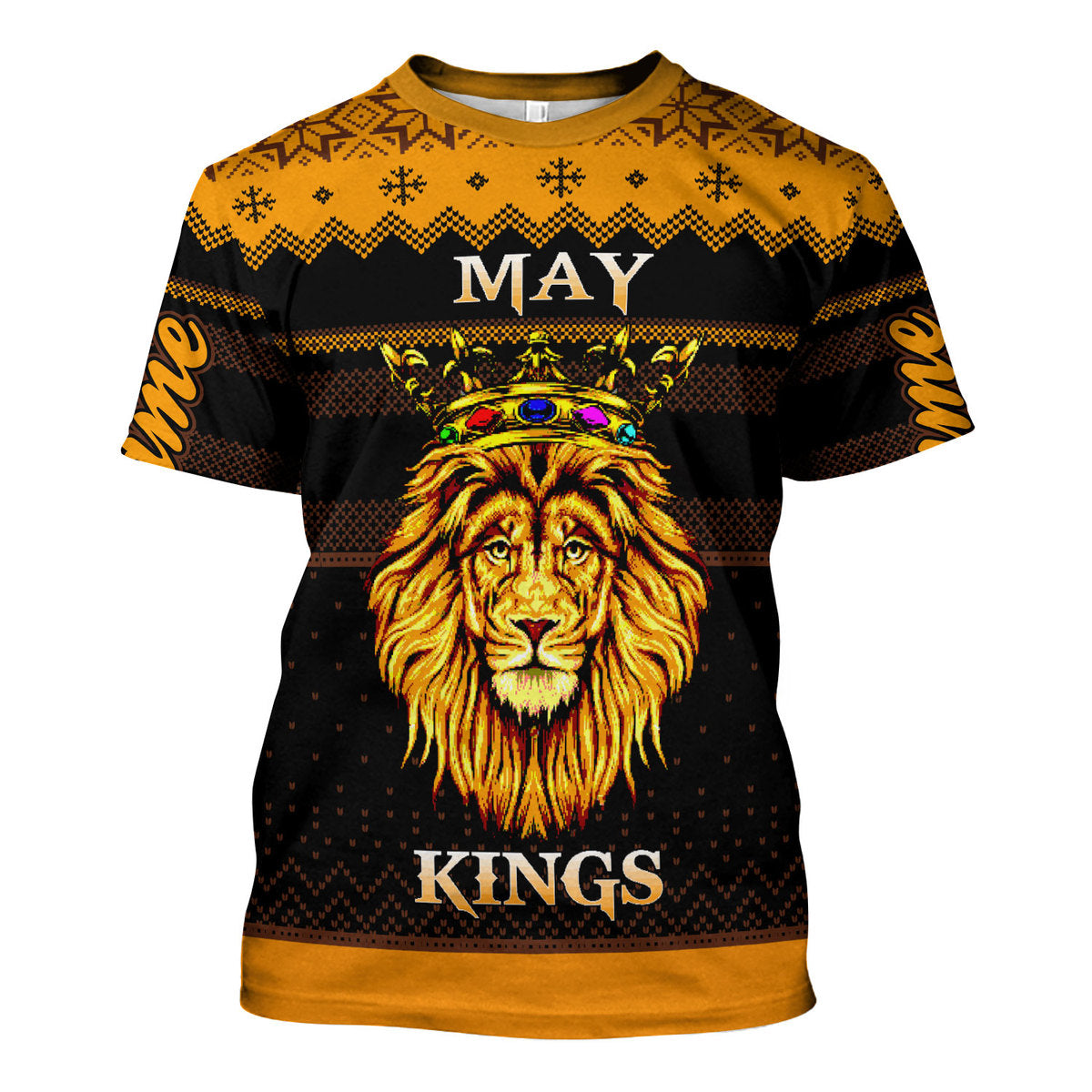 CustomsPig Personalized Tops May Guy Kings Are Born In May All Over Printed