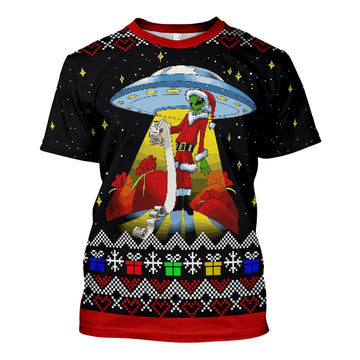 HumansBold Unisex T-shirt Funny Alien UFO 3D Apparel