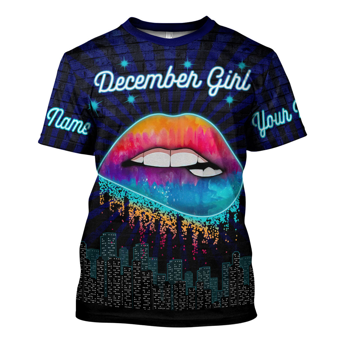 Personalized Tracksuit December Girl All Over Printed