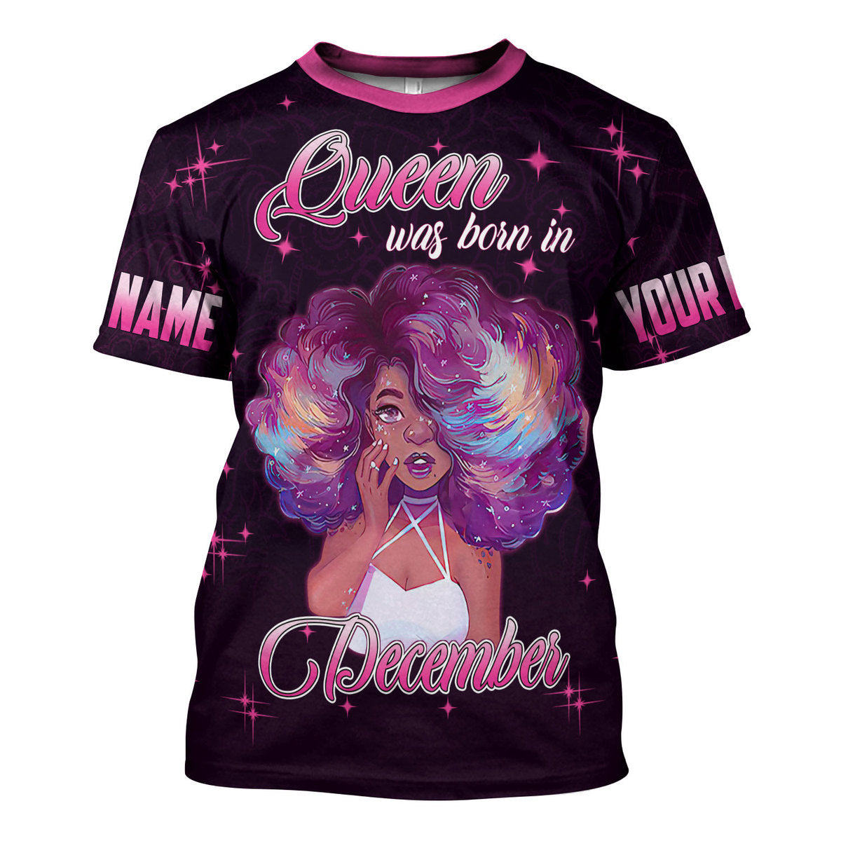 Personalized Tracksuit December Girl All Over Printed
