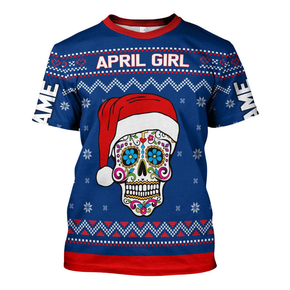 CustomsPig Personalized Tops April Girl I Am Who I Am All Over Printed