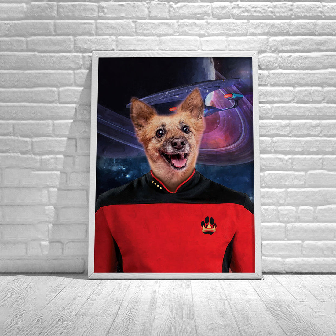 Customized Pet Poster - Captain Star Treck