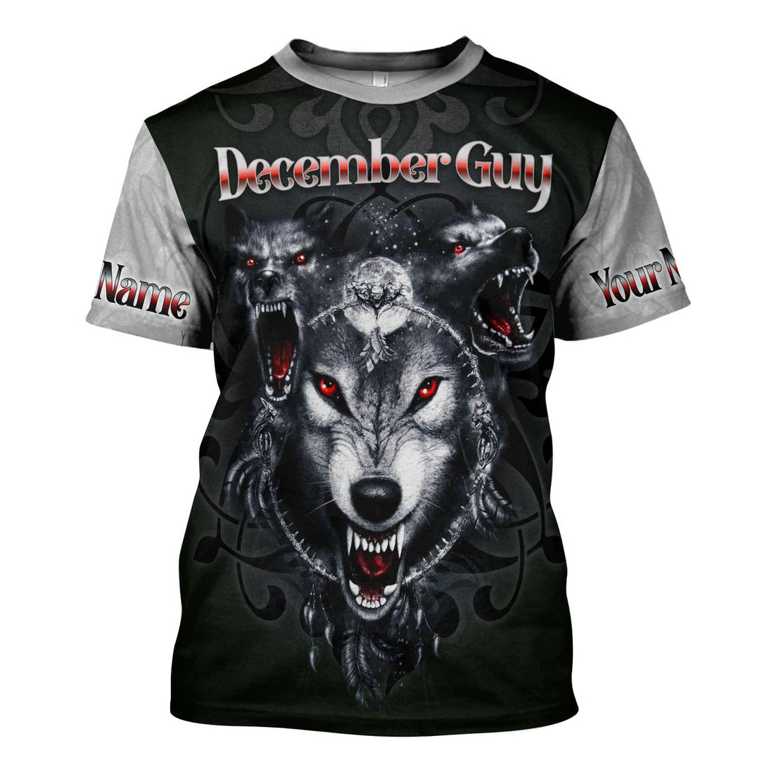 CustomsPig Personalized T-shirt December Guy All Over Printed