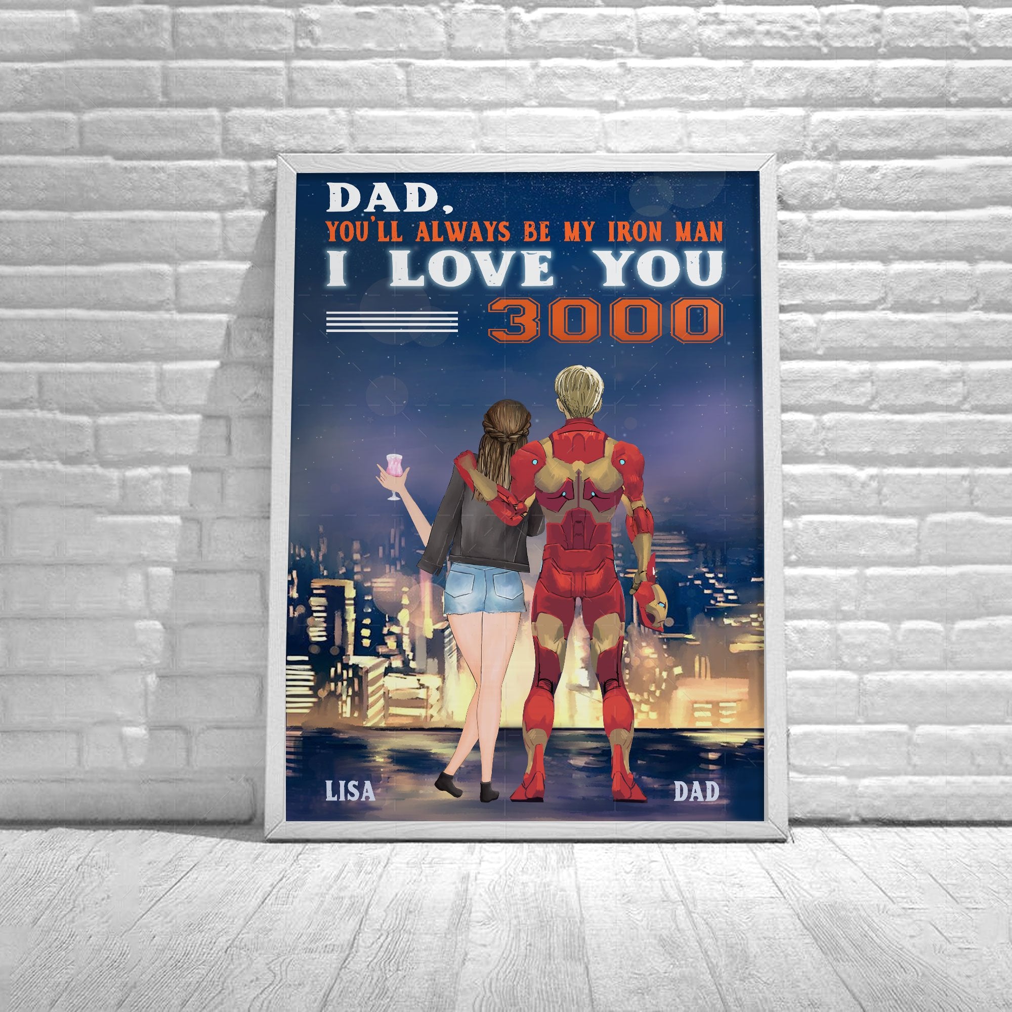Personalized Poster You'll Always Be My Iron Man