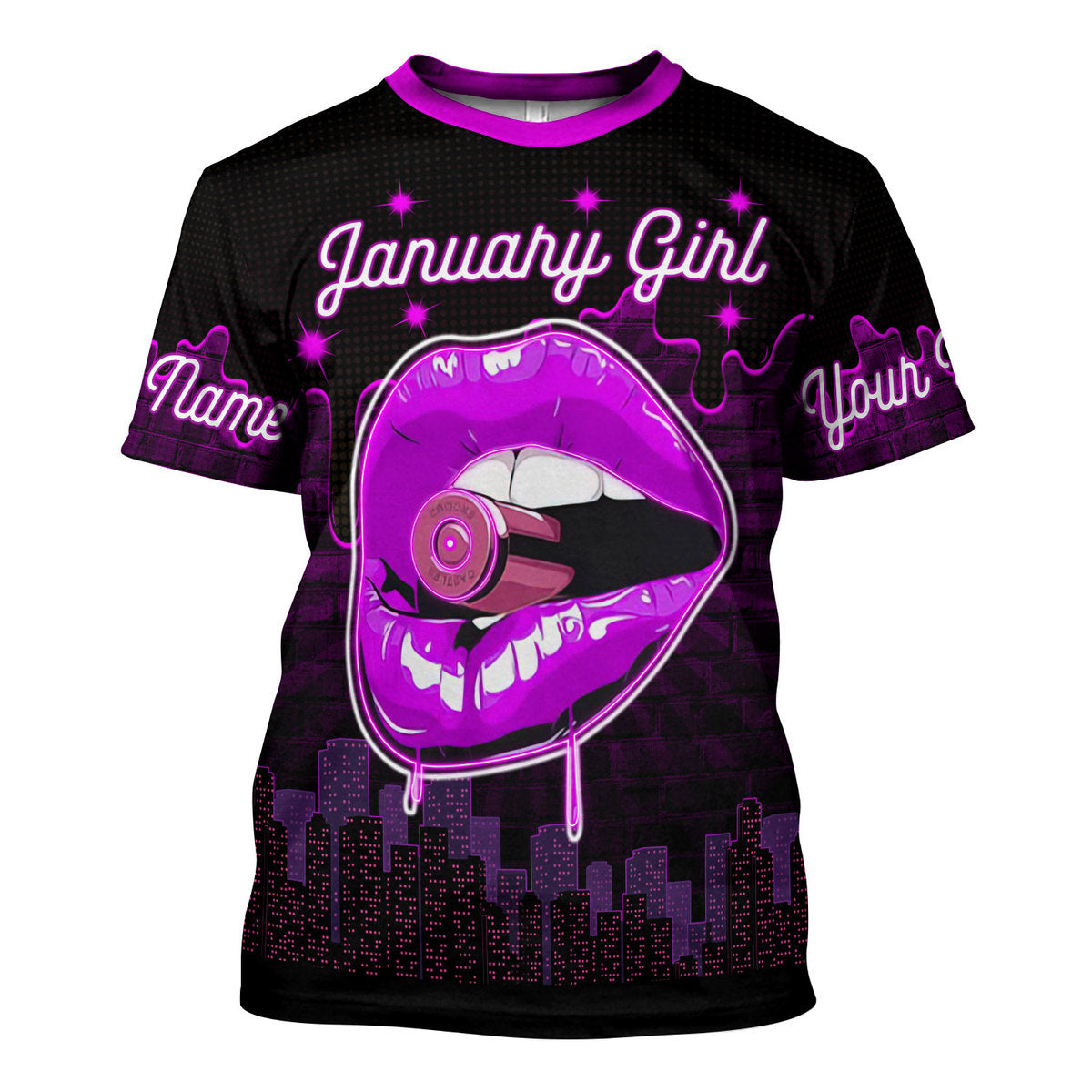 CustomsPig Personalized Tops I'm A January Girl All Over Printed