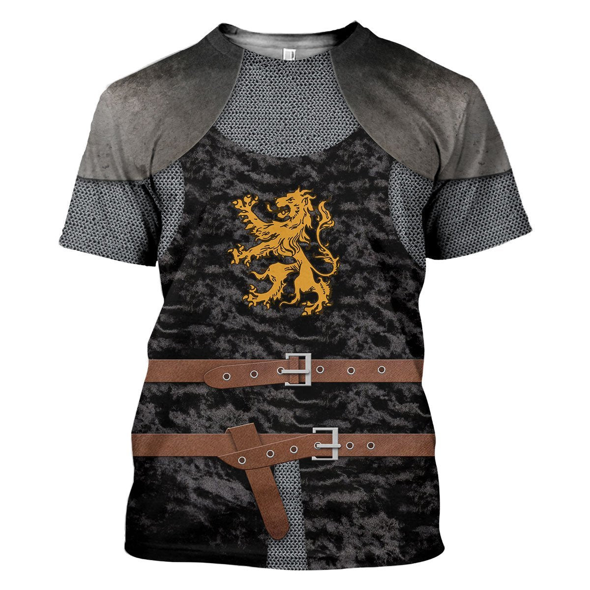 Heraldic Knight Black T-Shirt