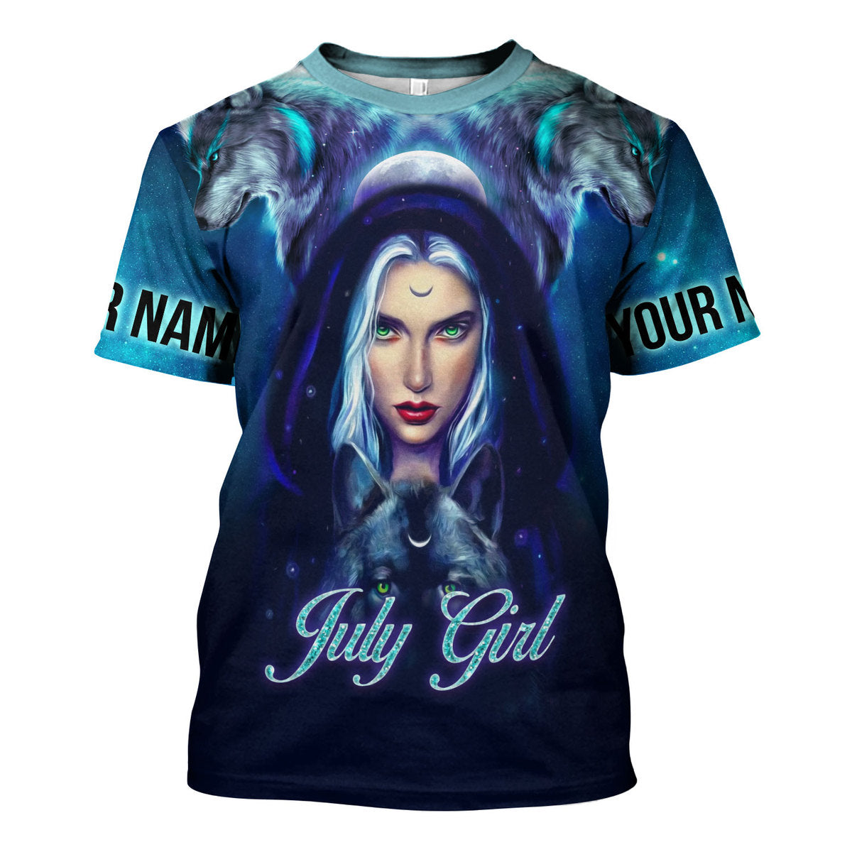 Personalized Tracksuit July Girl All Over Printed