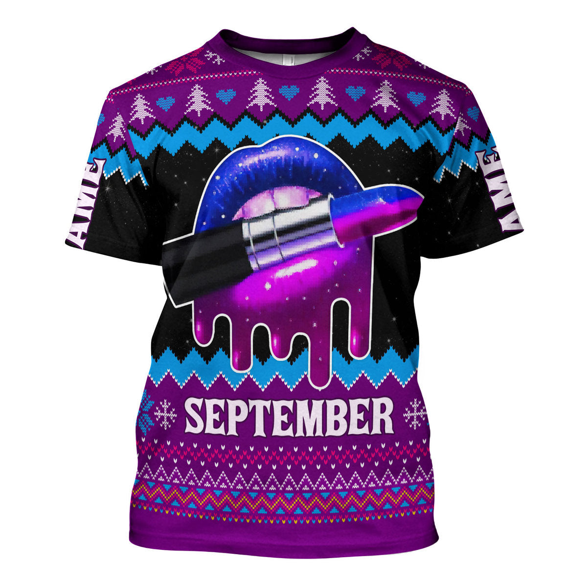CustomsPig Personalized Tops September Girl All Over Printed