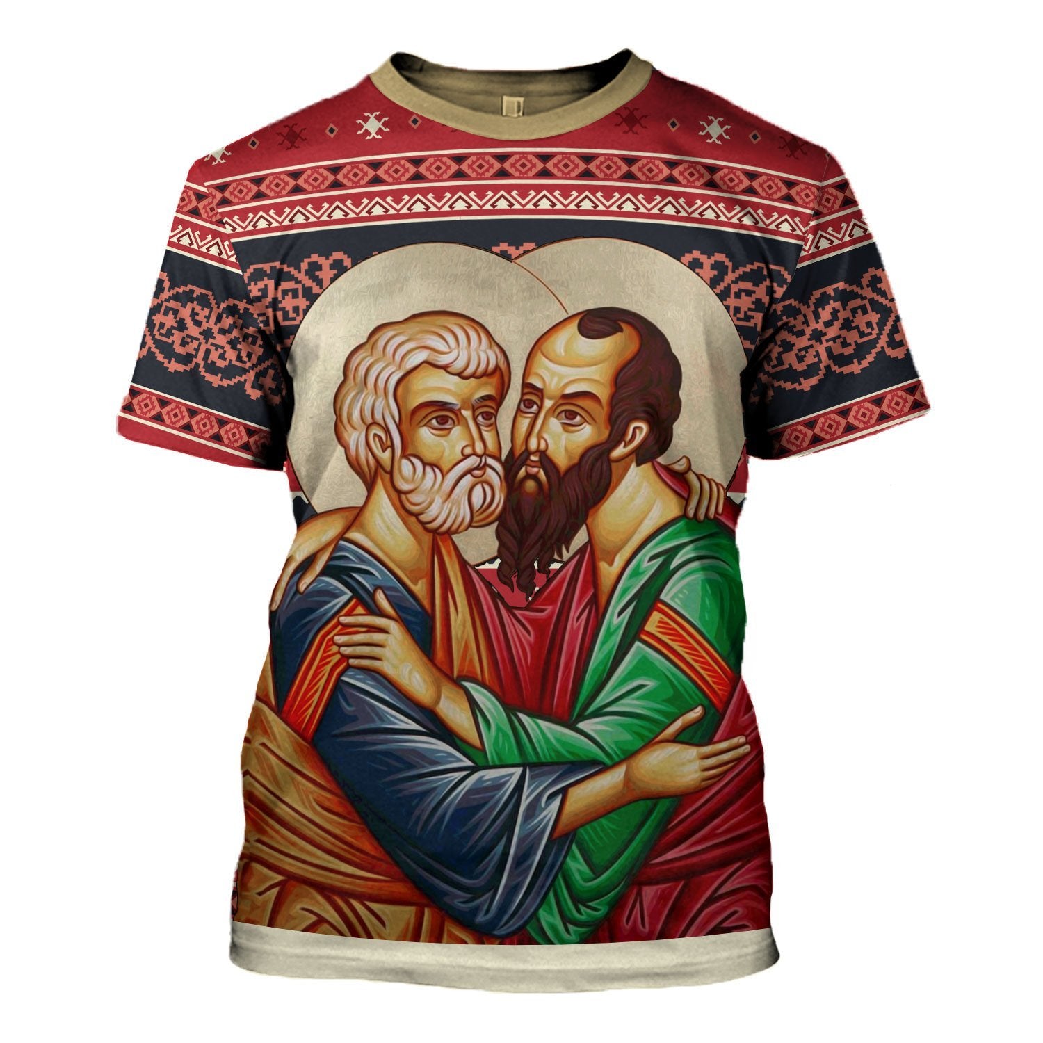 HumansBold Unisex Tops Pullover Sweatshirt St. Apostles Peter and Paul 3D Apparel