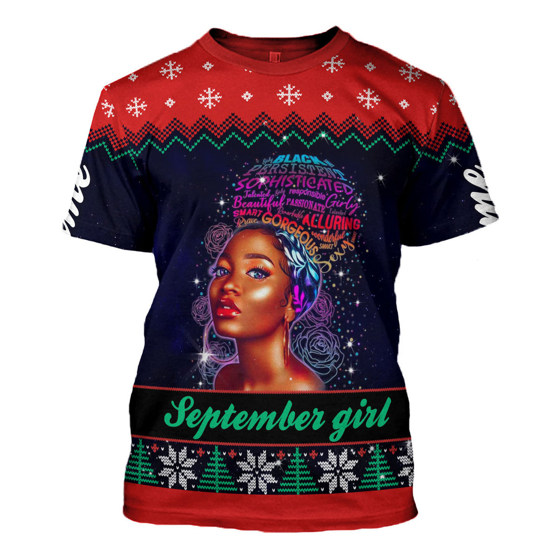 CustomsPig Personalized T-shirt September Girl All Over Printed