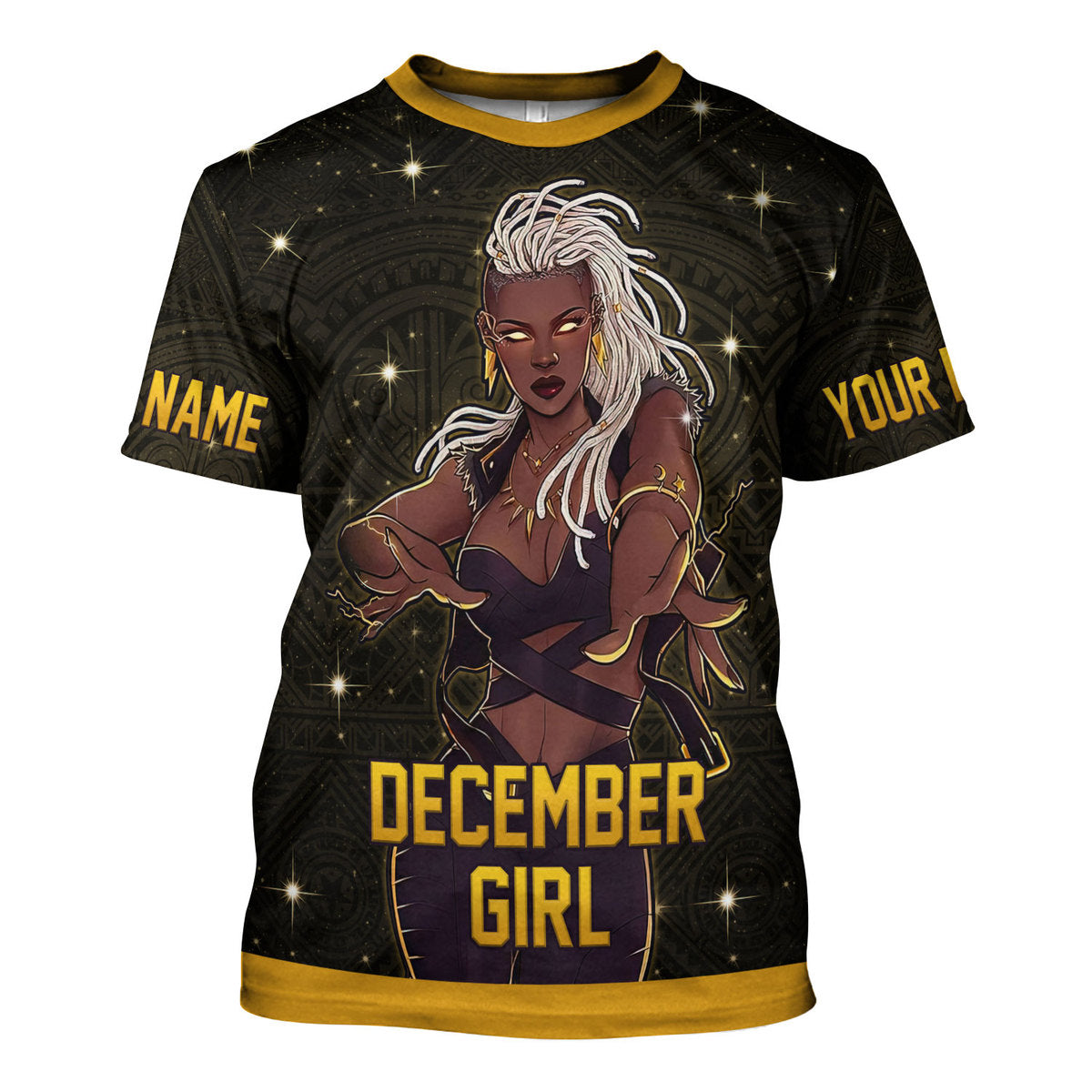 Personalized Tracksuit December Girl All Over Printed