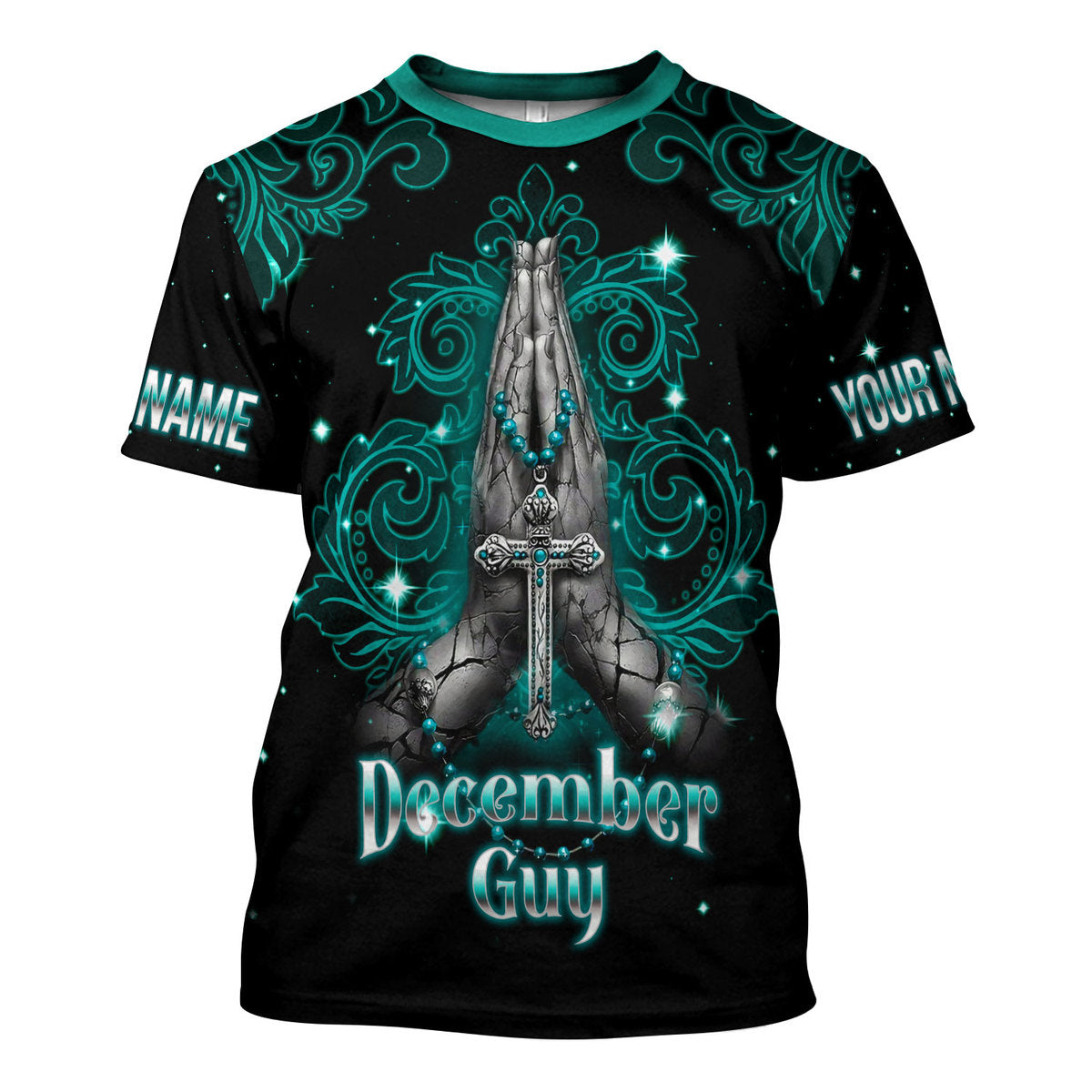 CustomsPig Personalized T-shirt December Guy All Over Printed